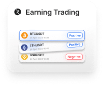 Earning Trading กราฟกำไรจากการเทรด